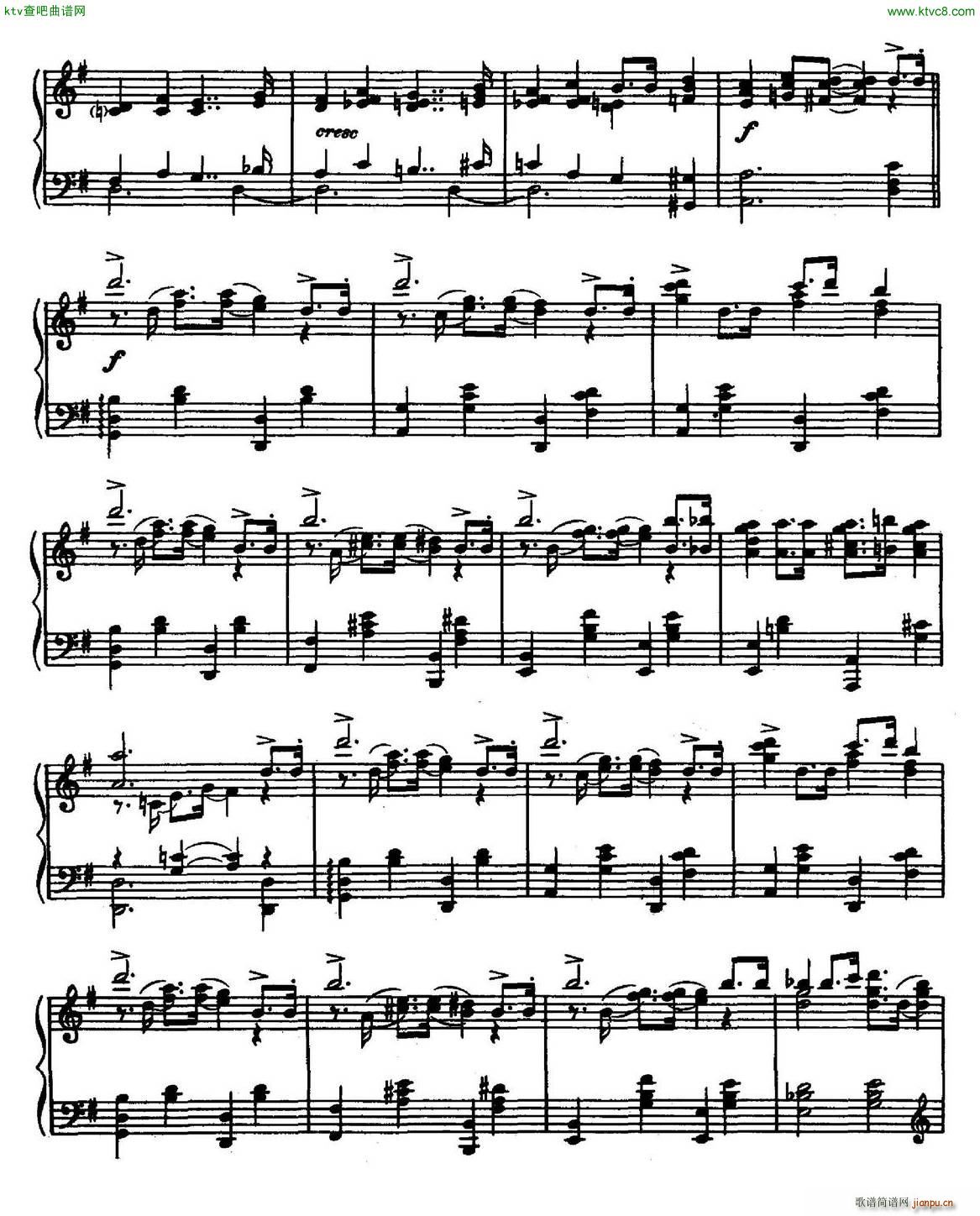 Anderson The Syncopated Clock piano(V)3
