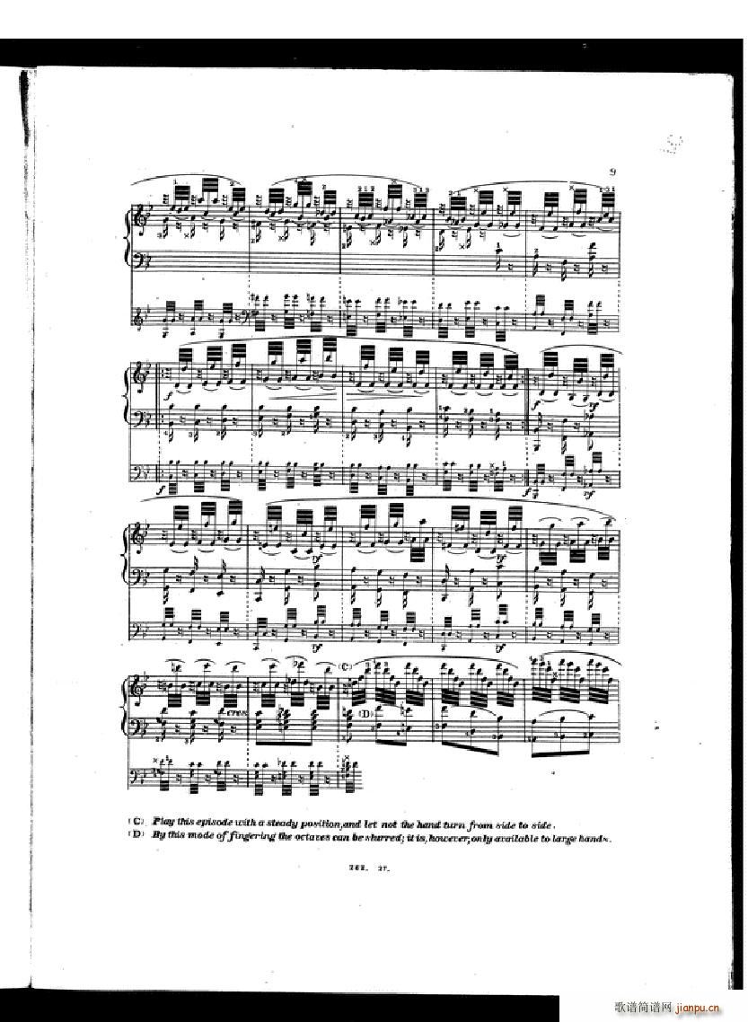 Czerny Etudes de la velocite book II(V)7