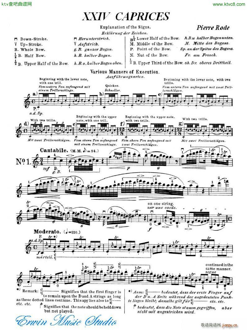 _ 24׾Pierre Rode 24 Studi Per violino 01 08(ʮּ)1