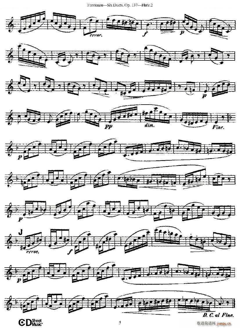 Six Duets Op 137 ֮һ  Ʒ 137̖ ~(V)1