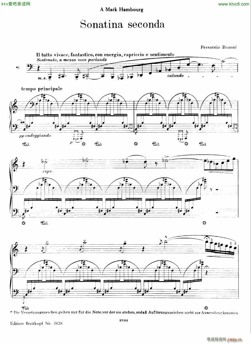 Busoni Sonatina 2(V)1