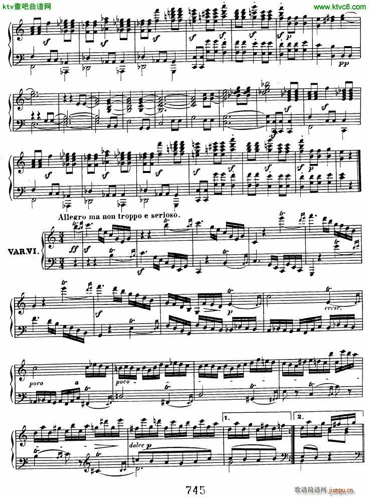 Beethoven op 120 Diabelli Variations(V)5