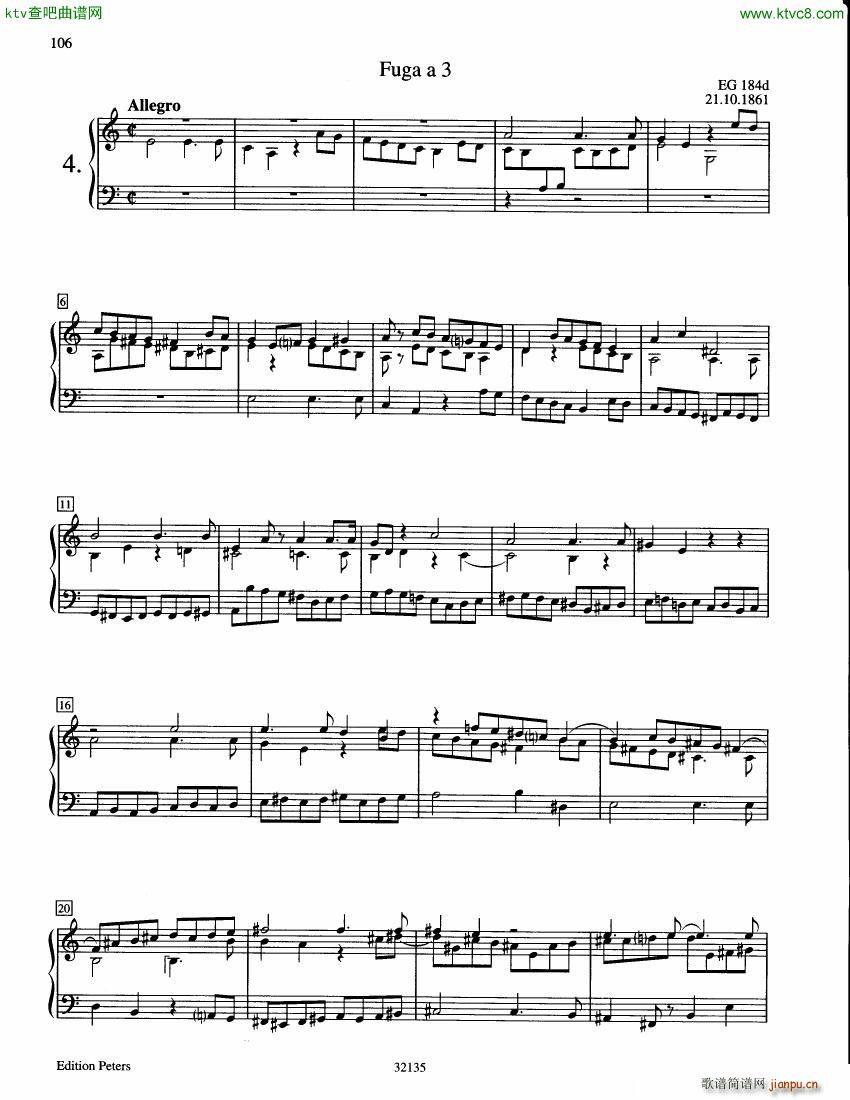 Grieg 7 Fugues EG184a 184g(V)6