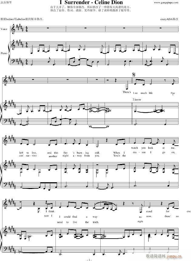 I Surrender ]x_^ ־(V)1