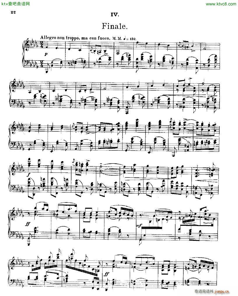 Balakirev Piano Sonata In B Flat Minor(V)21