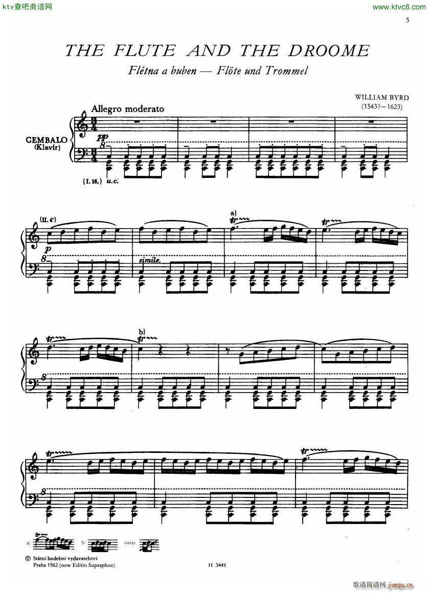 Baroque compositions for cembalo ed Ruzickova(V)5