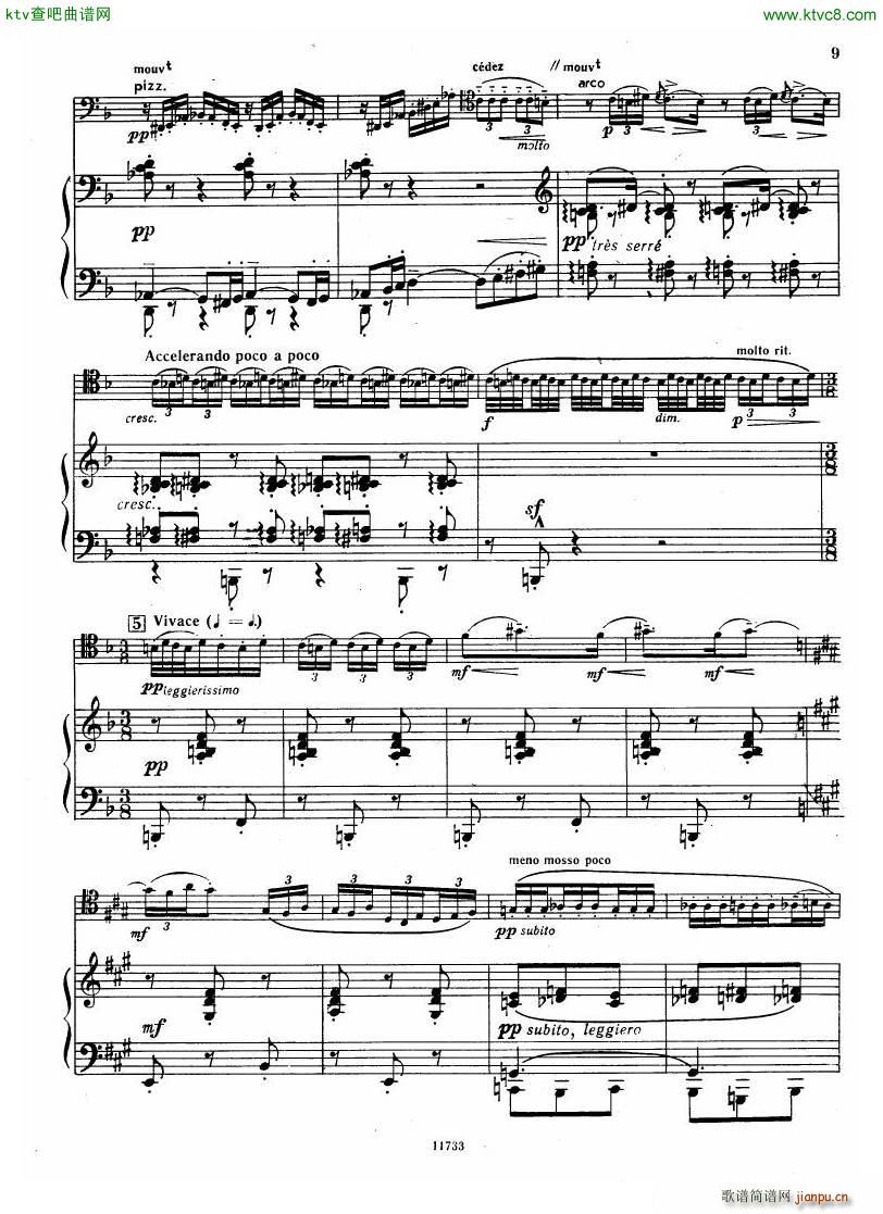 Debussy Sonata for Cello and Piano(V)8