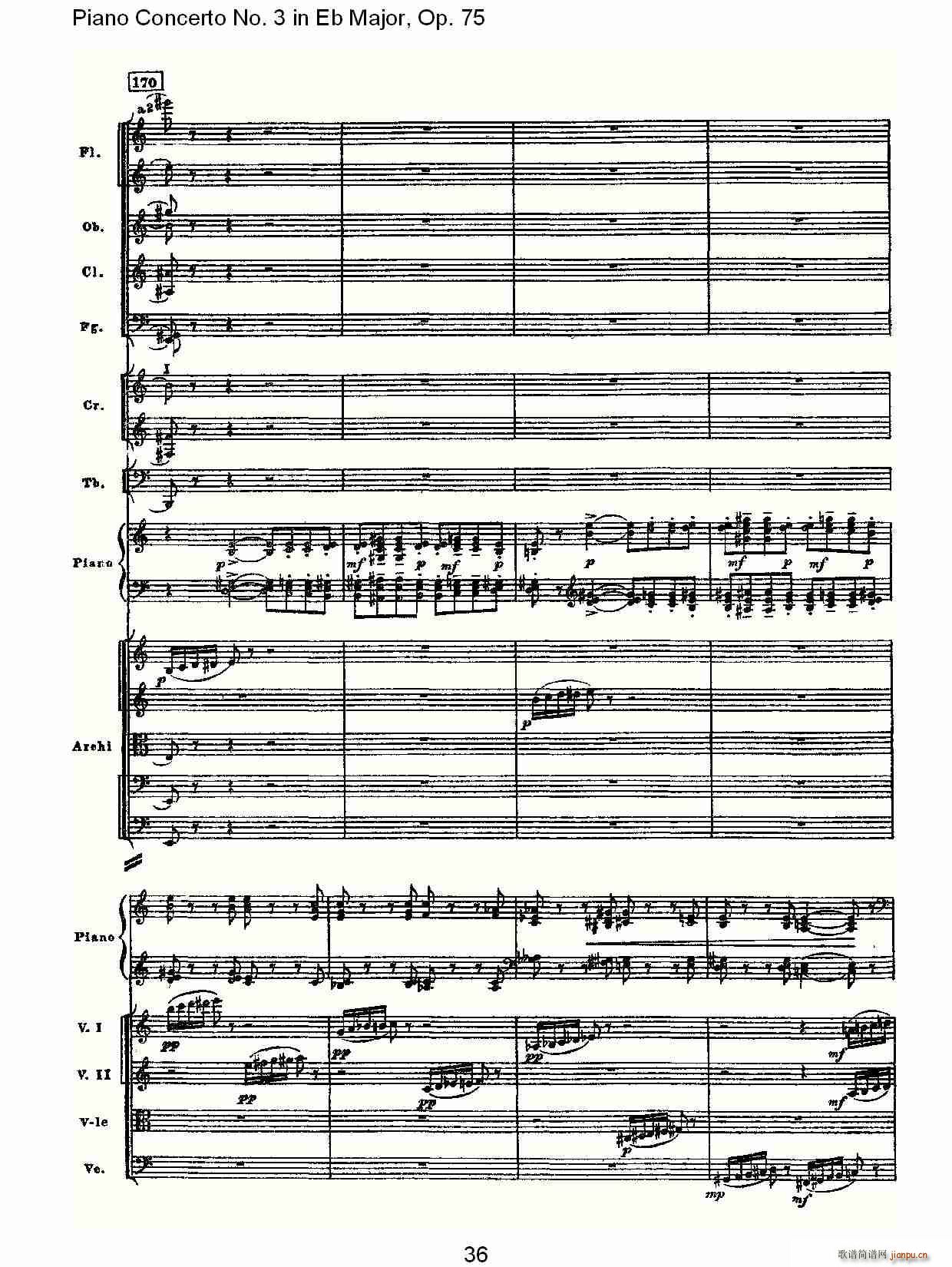 Piano Concerto No.3 in Eb Major, Op.75(V)6