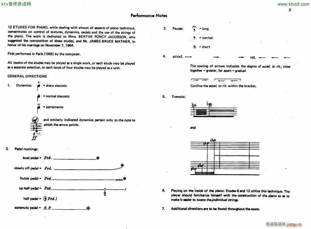 Bolcom 12 etudes for piano(V)3