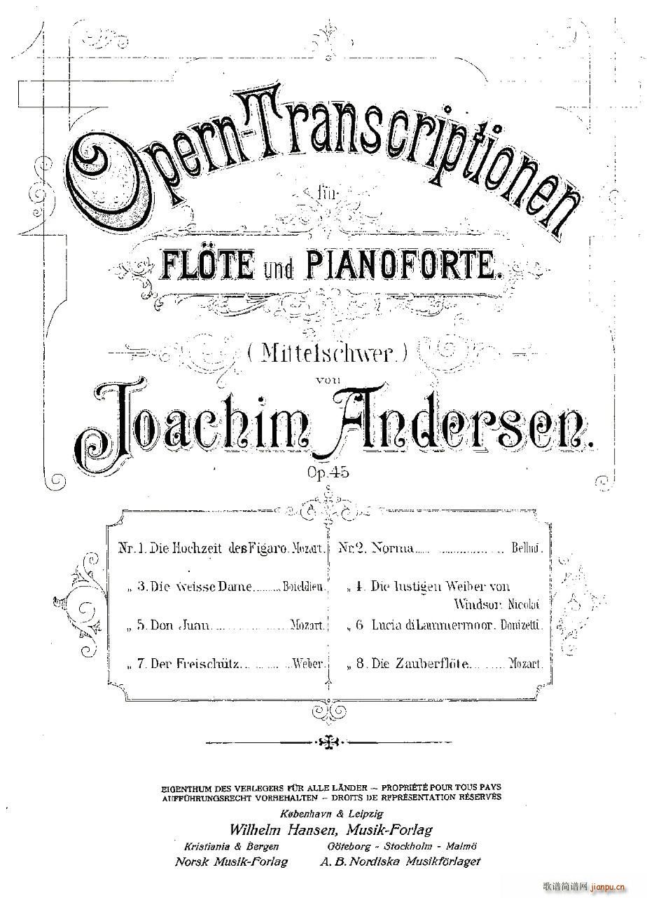 Opern-Transcriptionen.Op.45-2(ѺV)1