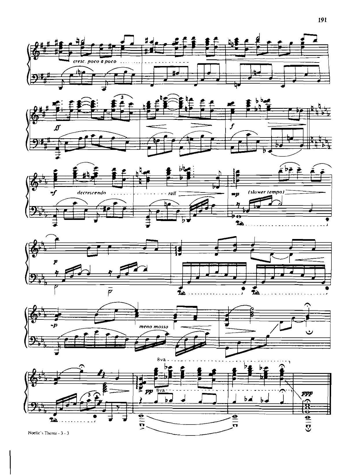 NOELLE S THEME Dan Coates {(dio) (V)3