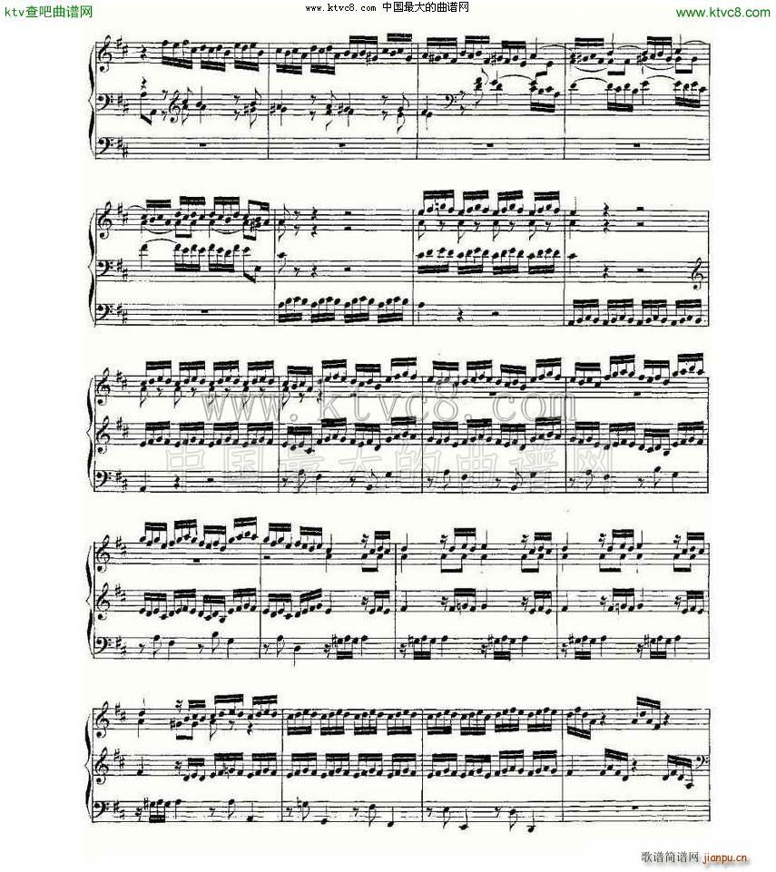 Prelude and Fugue in D Major BWV 532 LV(ʮּ)11