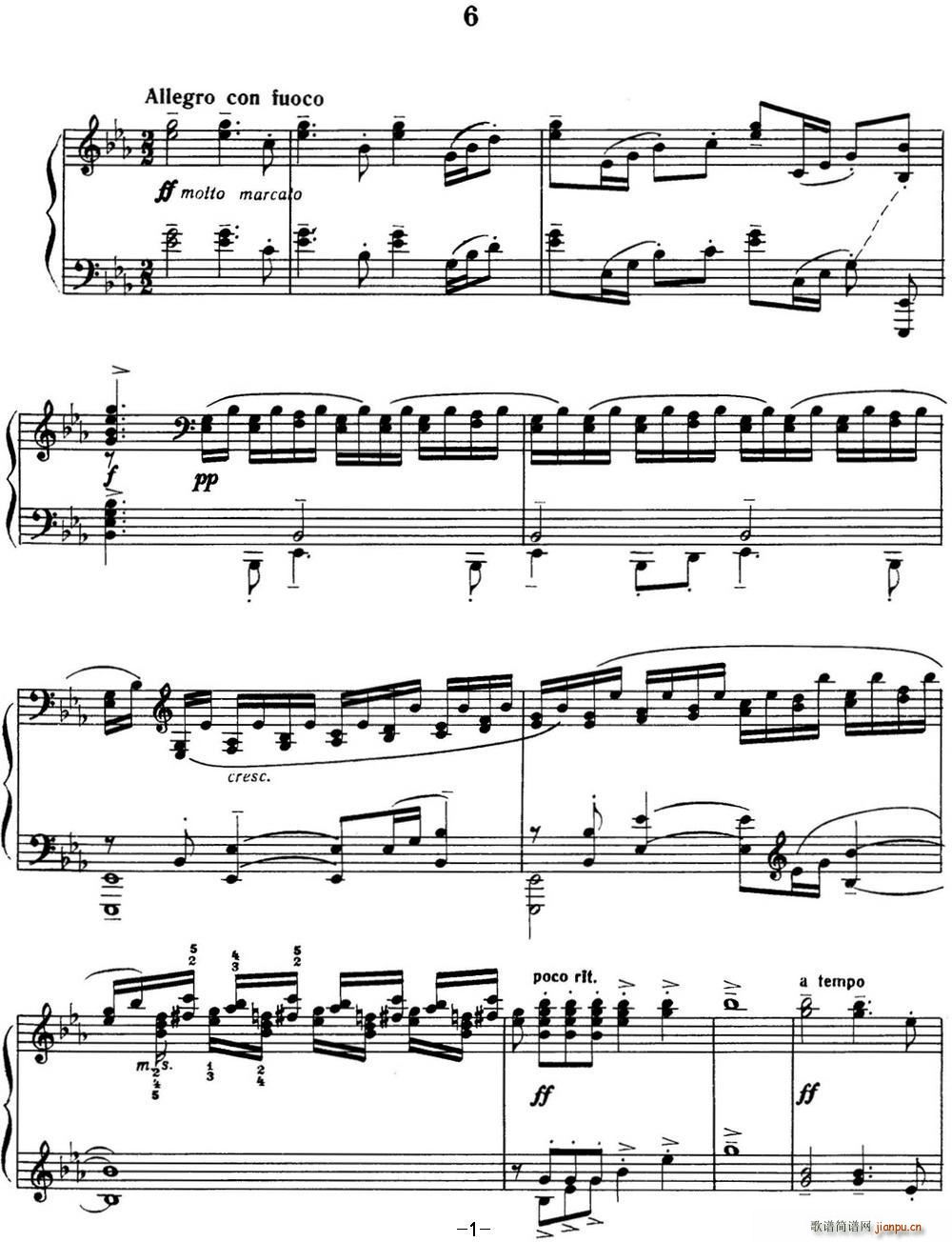 լZ (x)67 Etudes tableaux Op 33 No 6(V)1