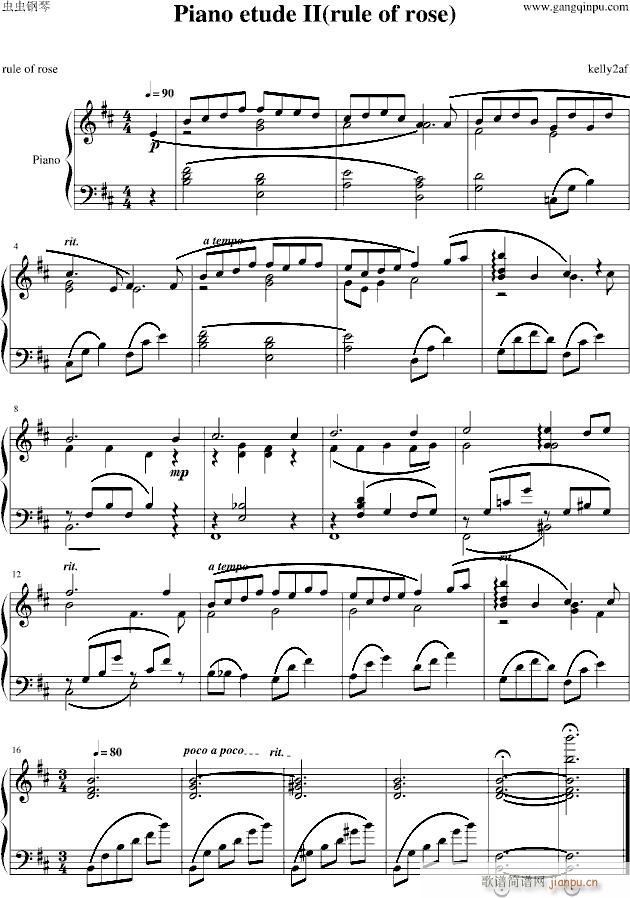 Piano etude II rule of rose(V)1
