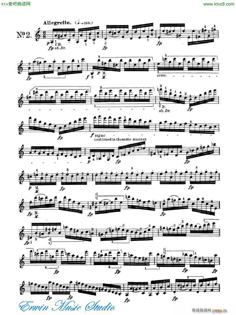 _ 24׾Pierre Rode 24 Studi Per violino 01 08(ʮּ)3