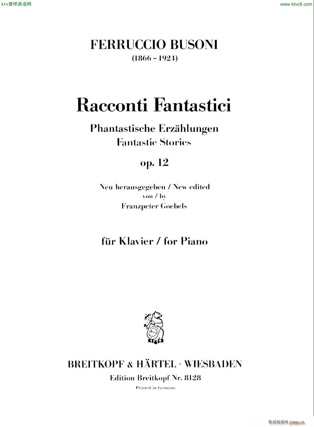 Racconti Fantastici op 12(V)1