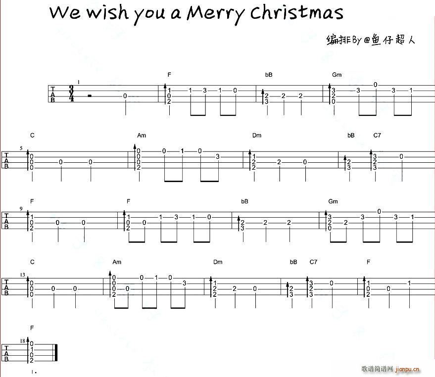 We Wish You A Merry Christmas ȿָV(V)1