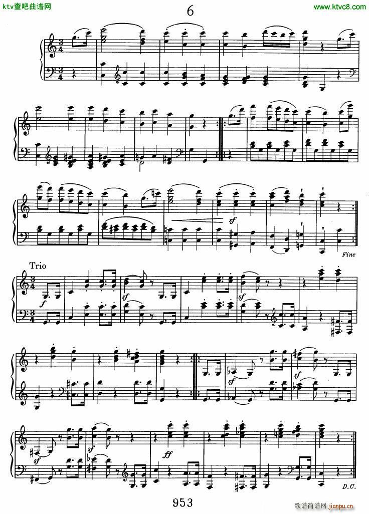 Beethoven WoO 10 6 Minuets(V)6