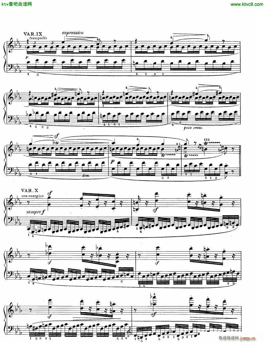 Beethoven WoO 80 32 Variations in C Minor(V)5