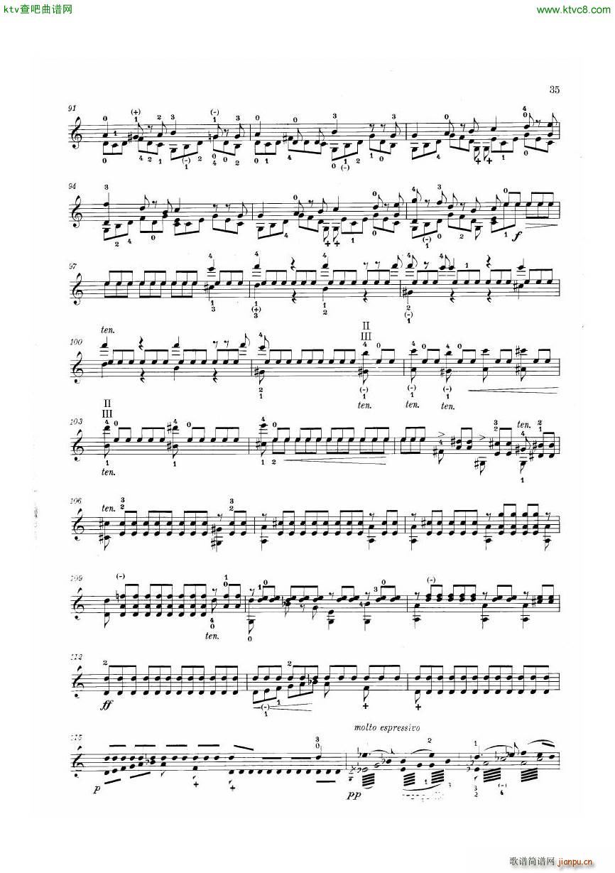 H W Ernst 6 Polyphonic Studies(V)34