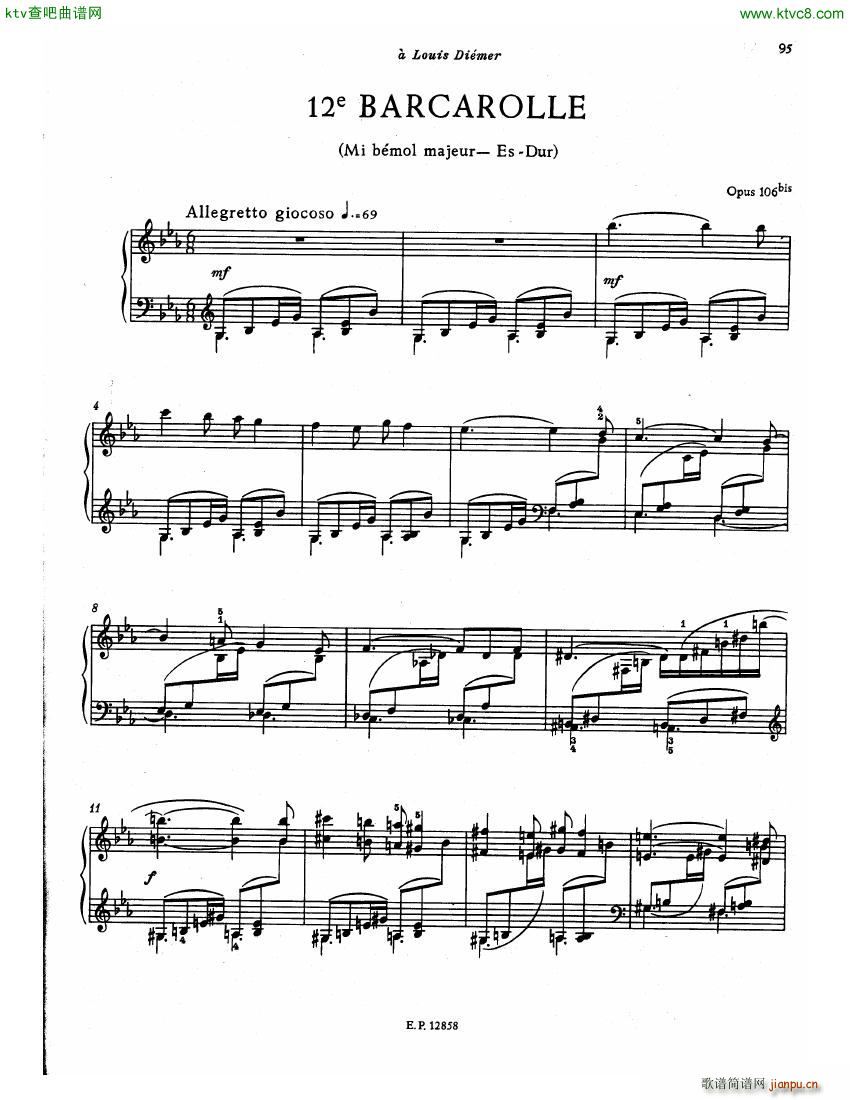 Faure 13 Barcarolle (V)36
