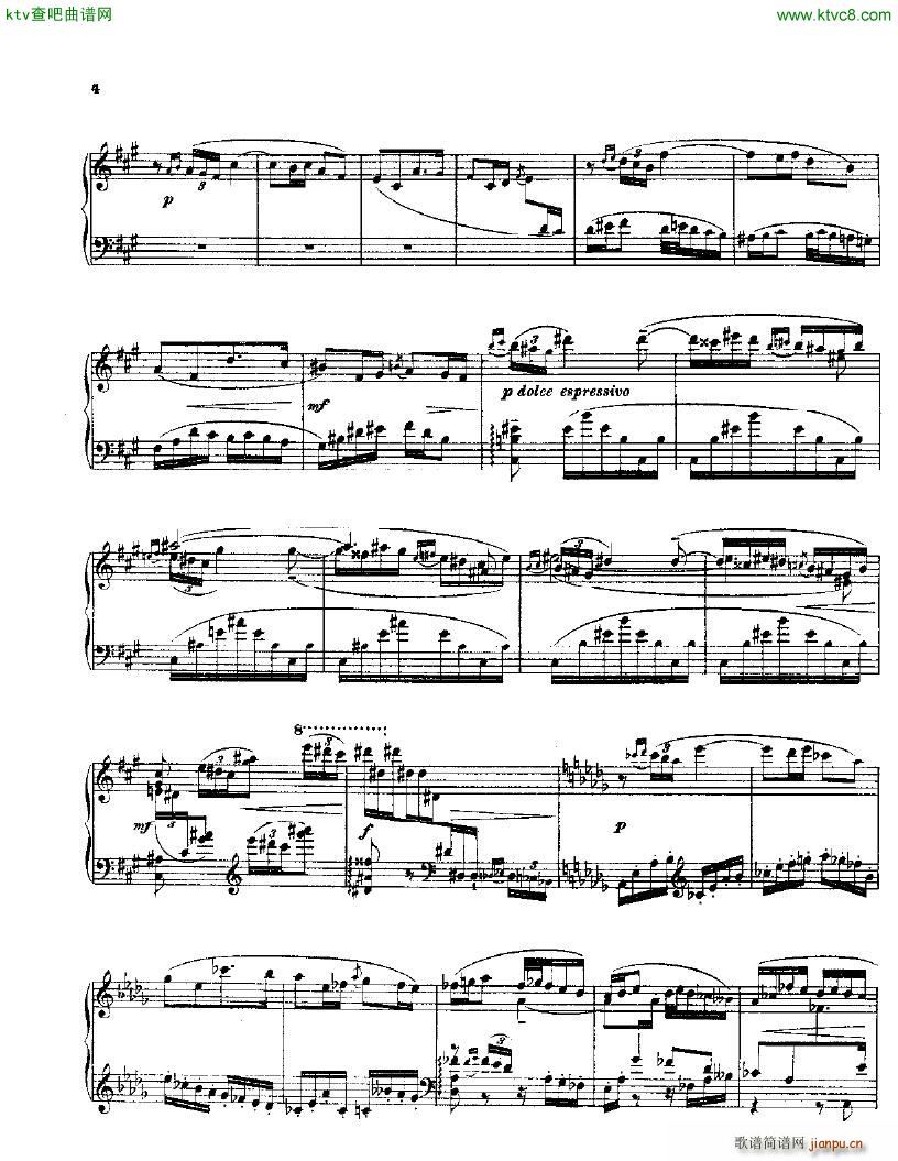 Balakirev Piano Sonata In B Flat Minor(V)3