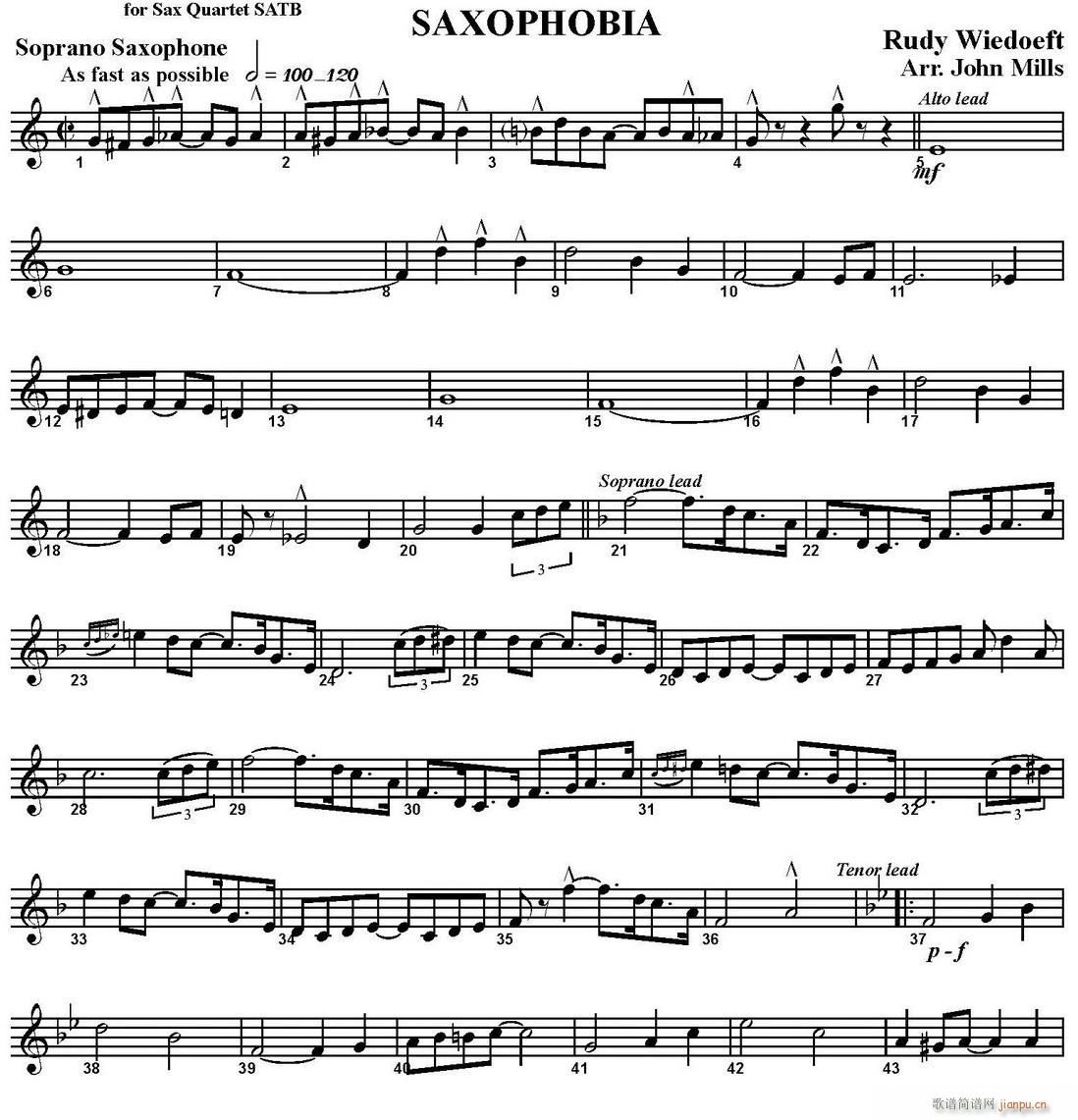 SAXOPHOBIA  _˹(V)1