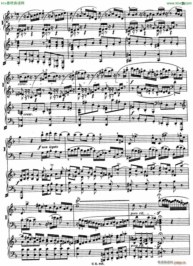 Bach JS BWV 1052 Keyboard Concerto in d ed R ntgen(V)11
