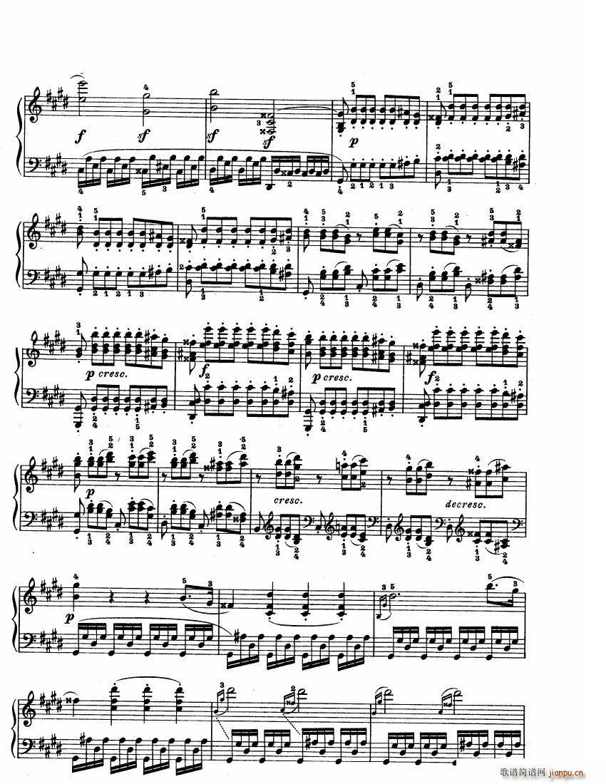 Beethoven op 27 no 2 Piano Sonata Moonlight(V)7