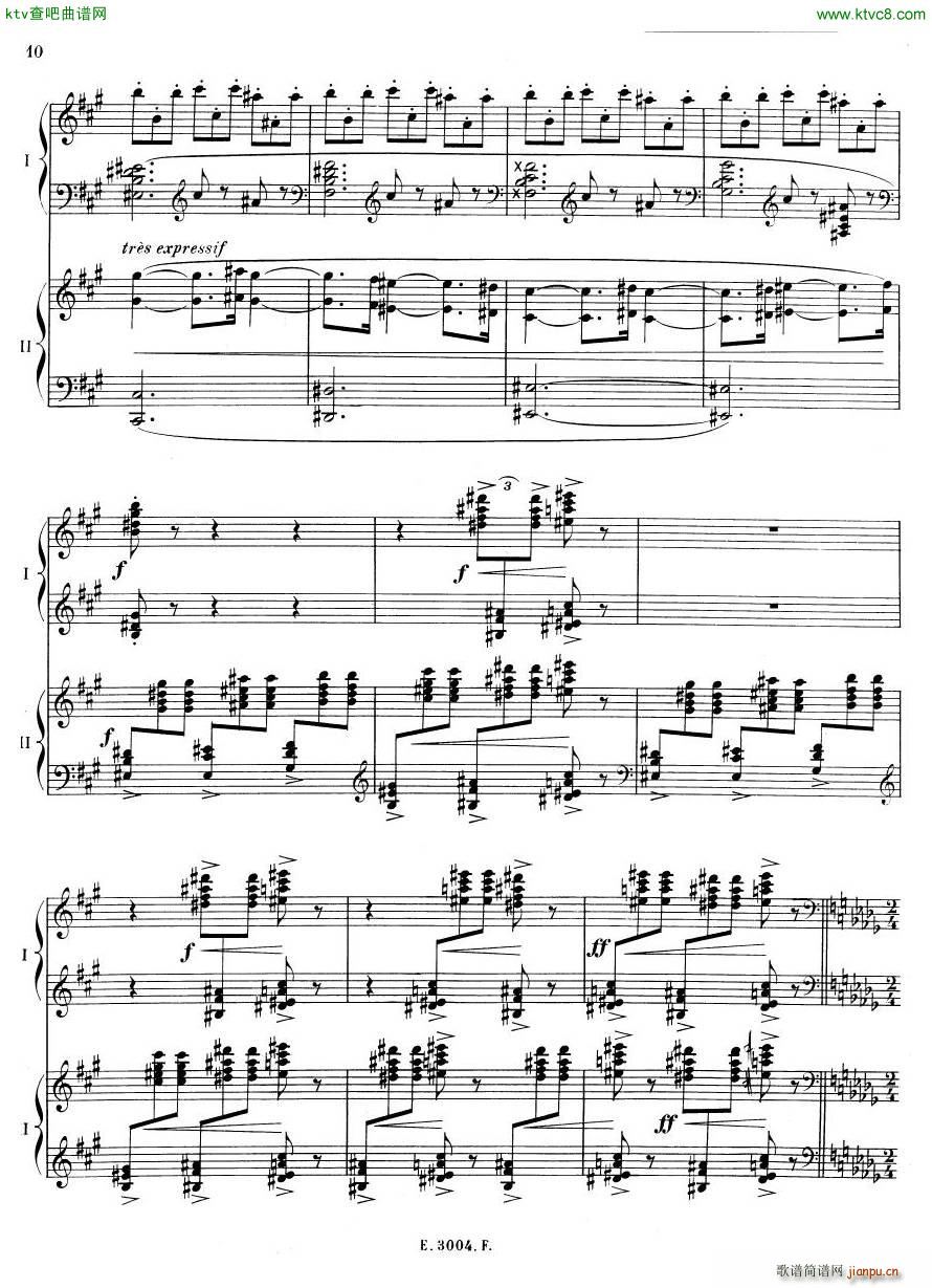 Debussy Ravel 3 Nocturnes 2pno(V)18