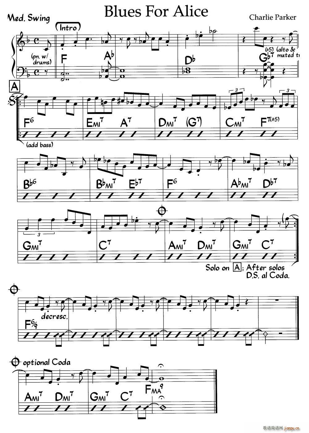 Blues For Alice ʿ(V)1