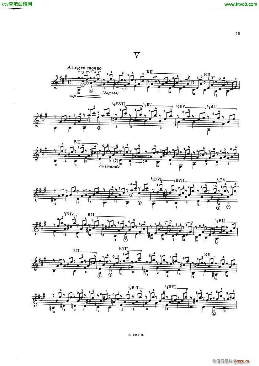 Mauro Giuliani 6 Preludi op 83(V)14