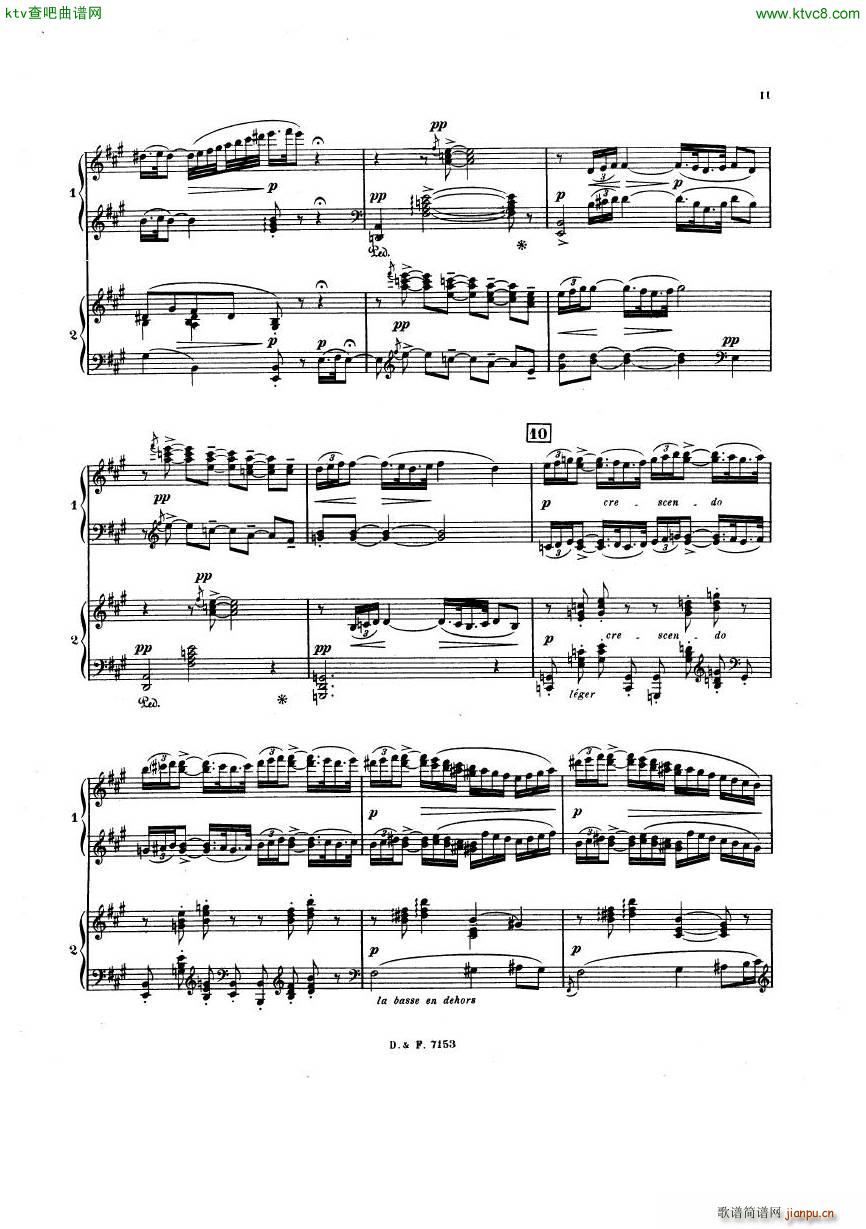 busser debussy Petite Suite 2P(V)11