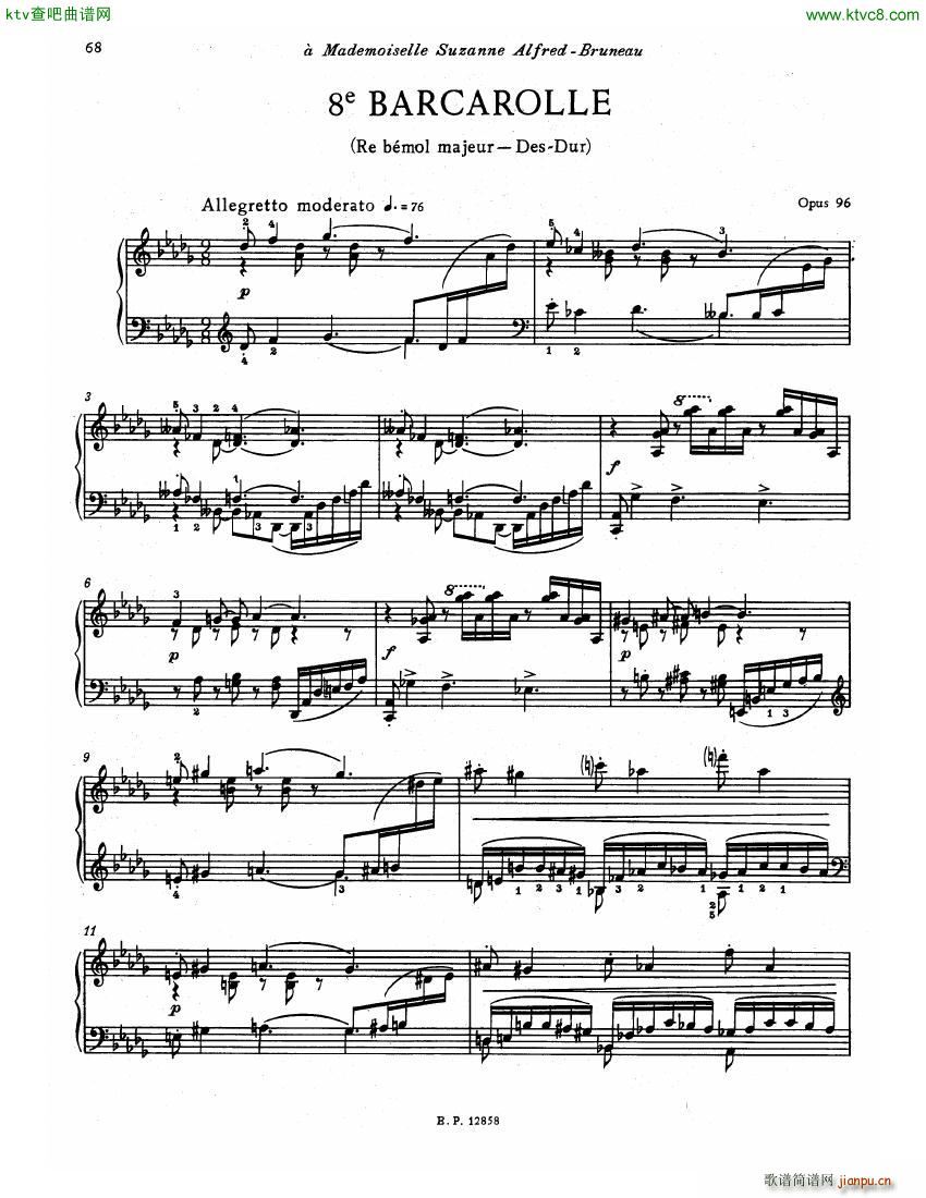 Faure 13 Barcarolle (V)9
