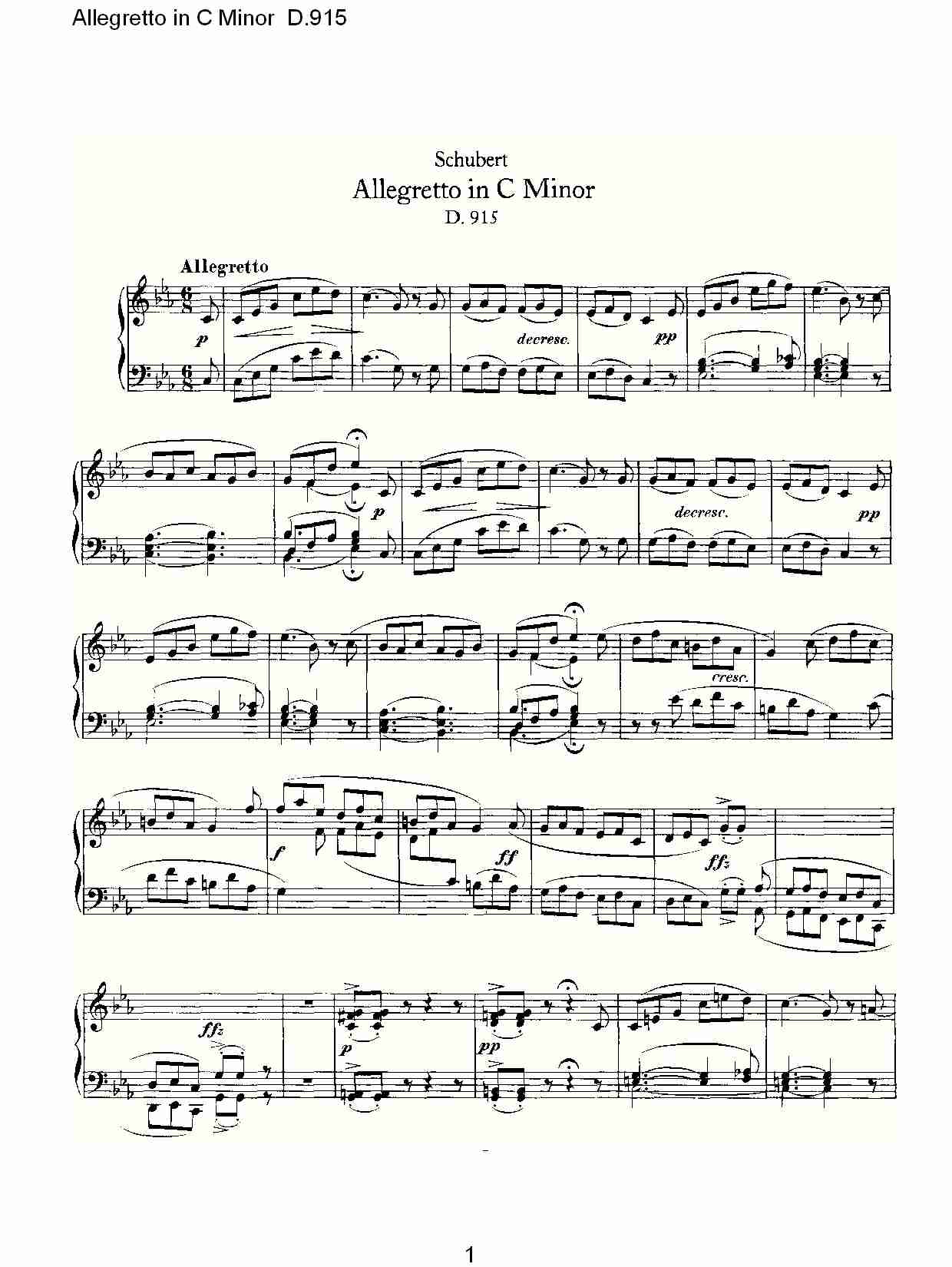 Allegretto(V)1