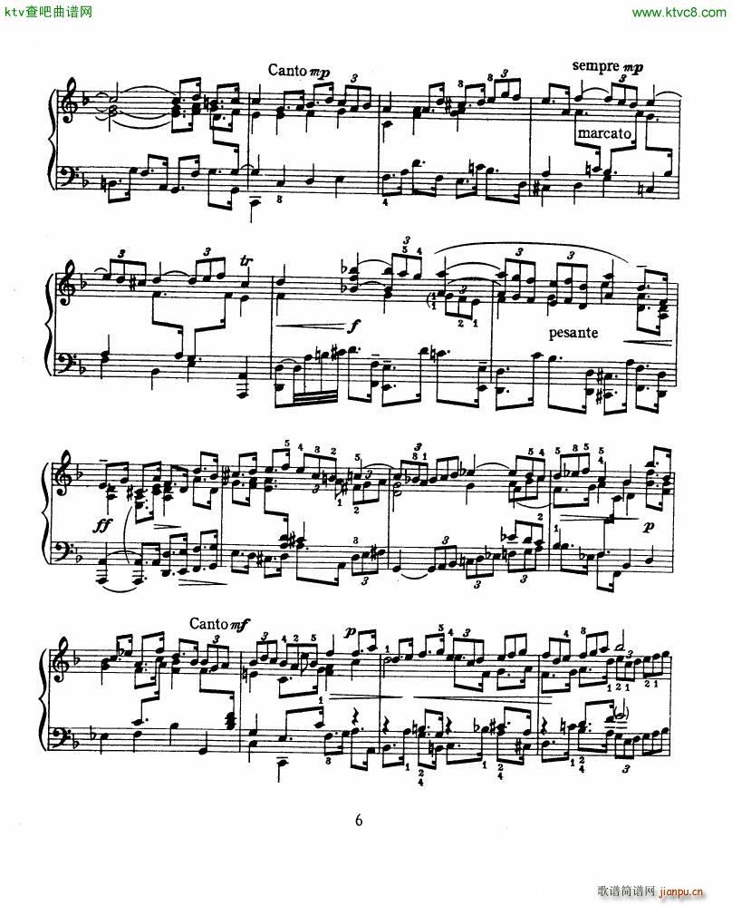 Bach JS BWV 155 Be Contented O My Soul arr Cohen(V)6