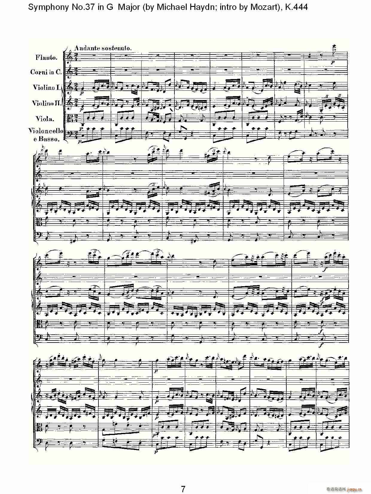 Symphony No.37 in G Major(ʮּ)7
