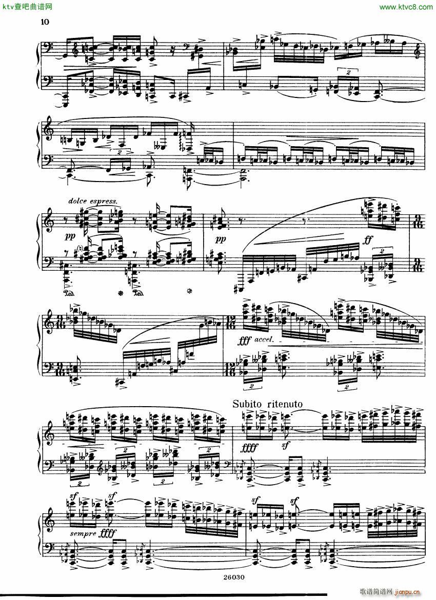 Bentzon op 10 Toccata(V)8