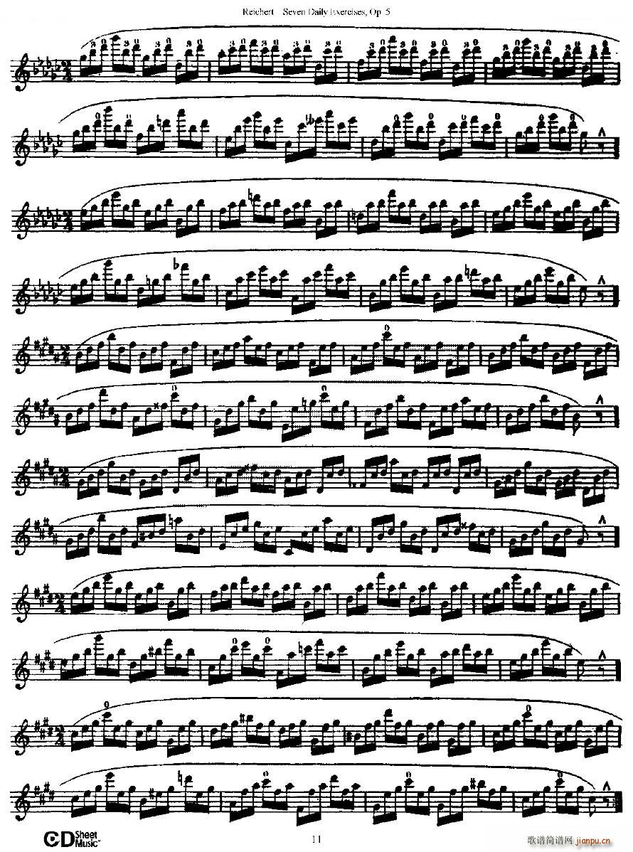 Seven Daily Exercises Op 5 ÿվ Ʒ5̖ ~(ʮּ)11
