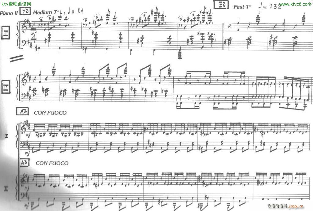 Bolling Sonata for Two Pianist no 2 Part3(V)6