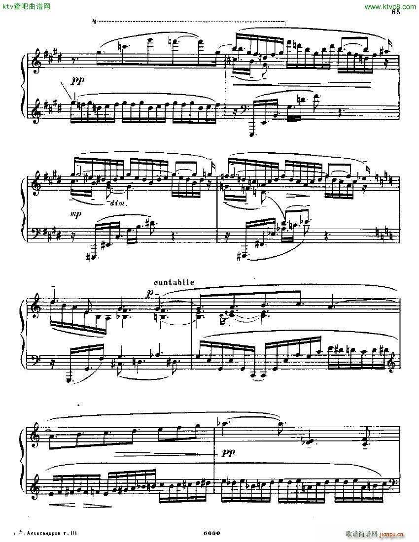 Anatoly Alexandrov Opus 18 Sonata no 3(V)28