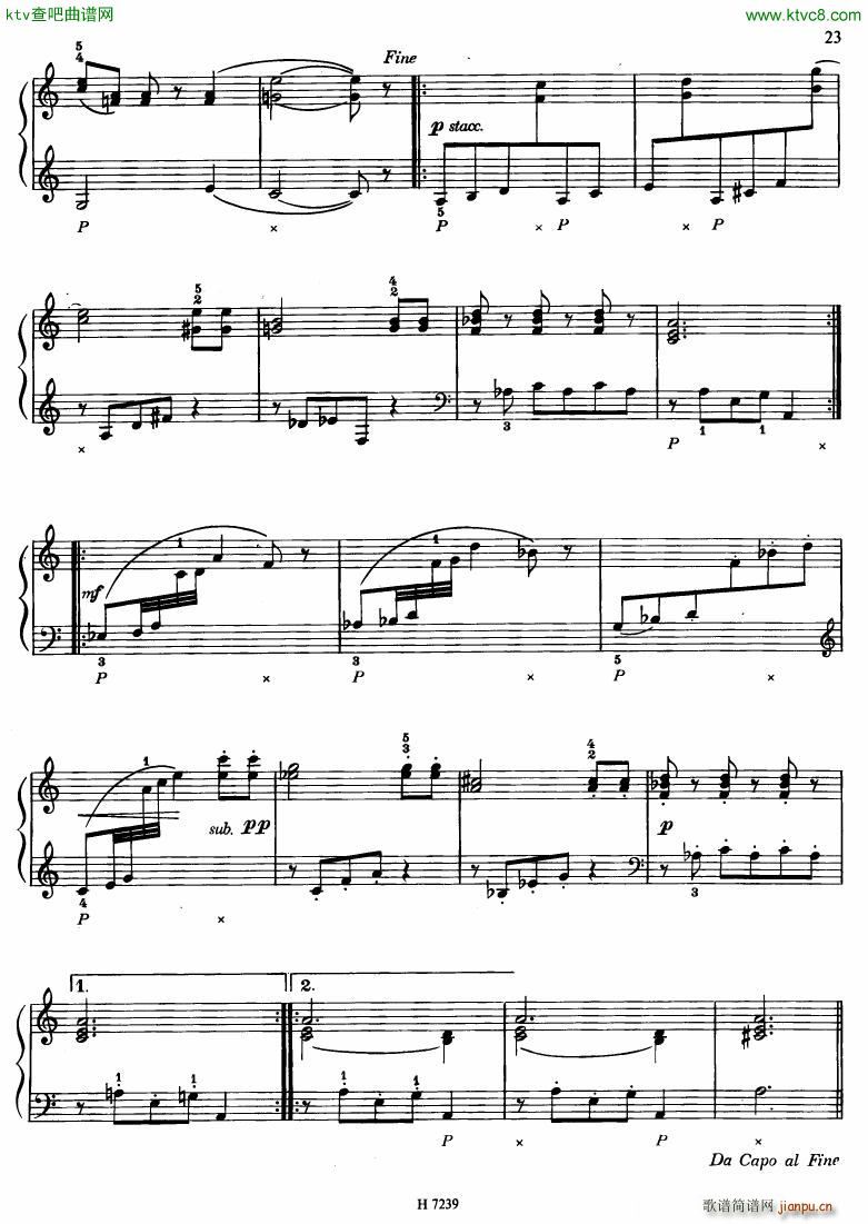 Hurnik piano etudes(V)20
