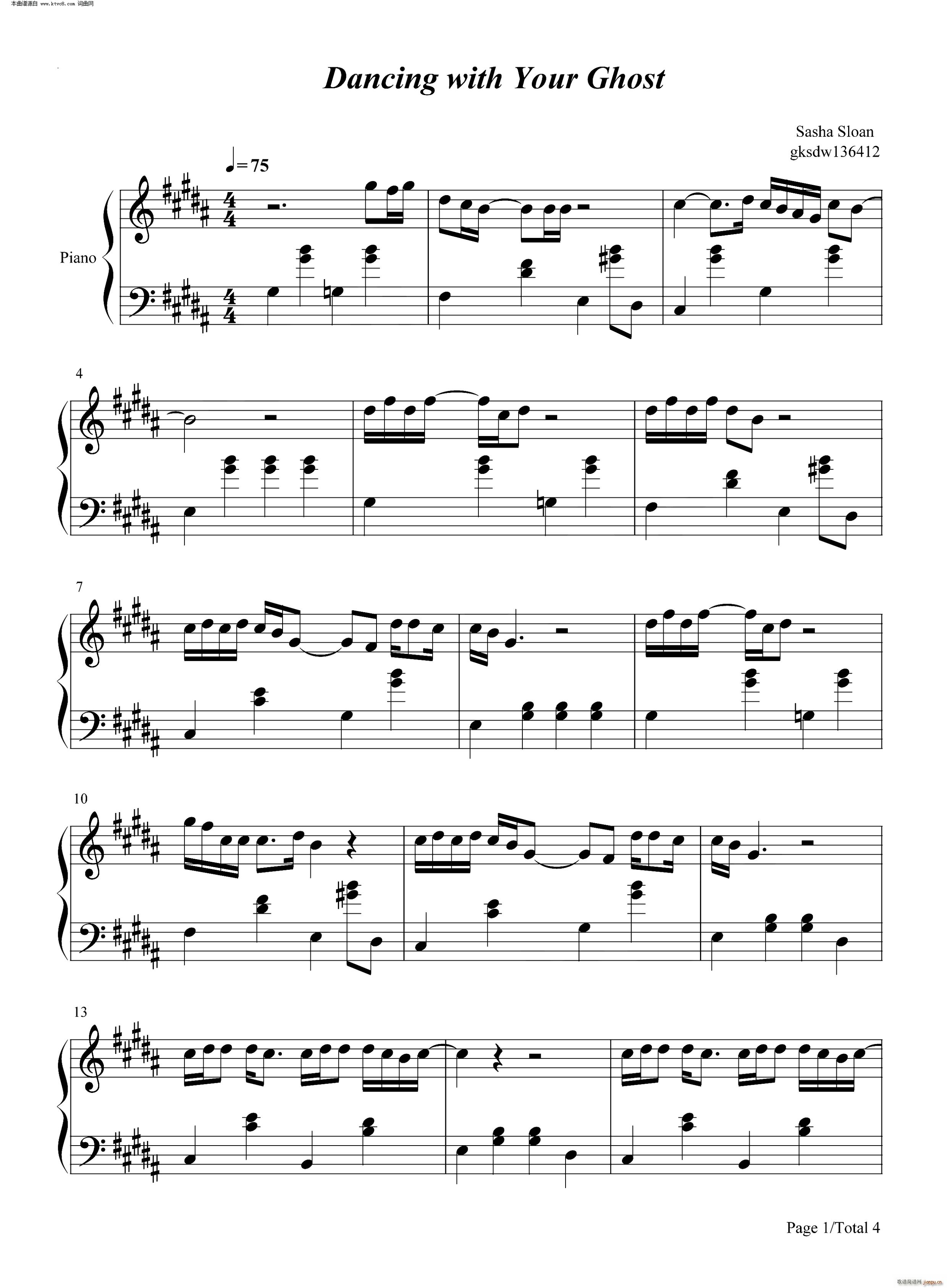 Dancing with Your Ghost ָɃŮ  p(V)1