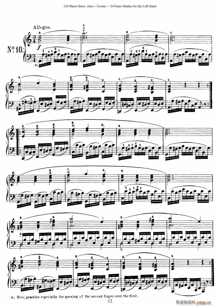 Left Hand Etudes(V)12