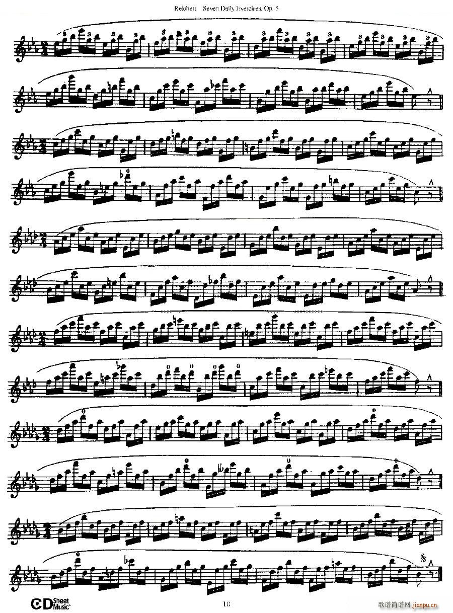 Seven Daily Exercises Op 5 ÿվ Ʒ5̖ ~(ʮּ)10