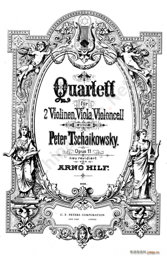 QUARTET No.1 IN D MAJOR Op.11(СV)1