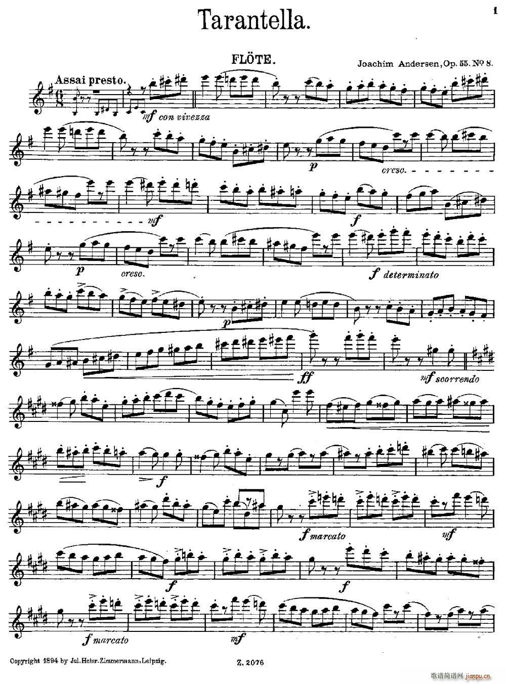 Tarantelle Op 55 No 8(ѺV)1
