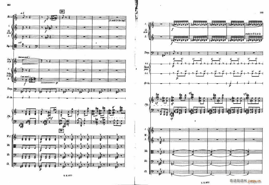 Bartok SZ 83 Piano Concerto No1 Full Score (V)36