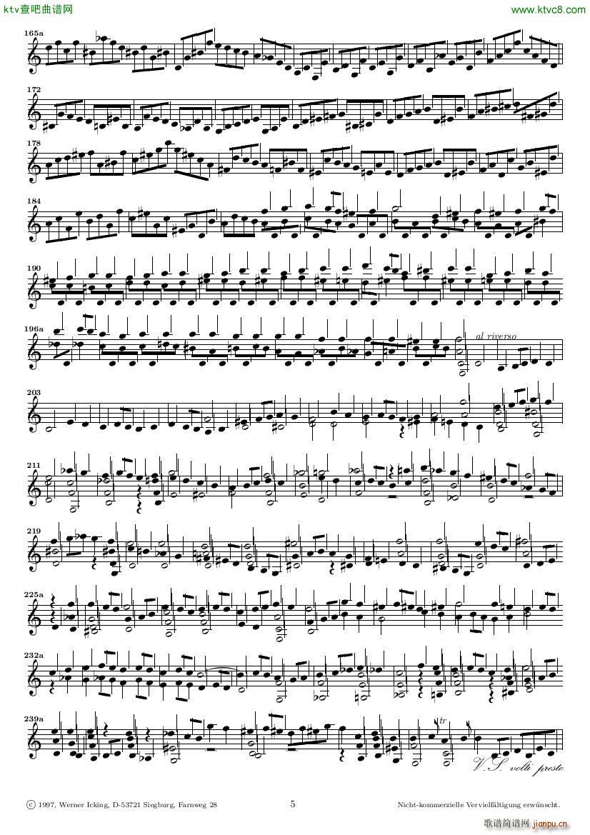 Bach JS BWV 1005 Sonata for Solo Violin in C(V)5