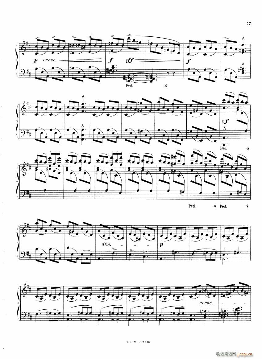 Chaminade 6 Etudes Op35 (V)6